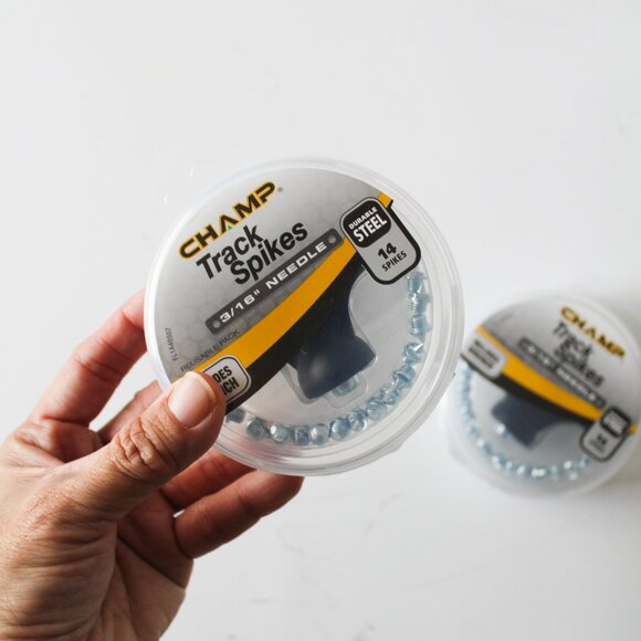 Champ Track Spikes 3/16" Needle Includes Wrench. 14 Spikes NEW! SET of TWO - Picture 2 of 3